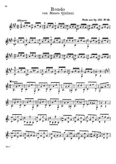 Etüde No.15 Rondo, Op.100