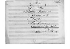 Quartett No.2 in F-dur für Flöte und Streicher (Stimmen), WK 225