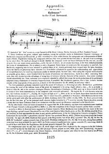 Klavierkonzert Nr.1. Kadenzen zum Teil I, Op.15