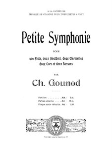 Kleine Symphonie für Blasinstrumente: Partitur by Charles Gounod