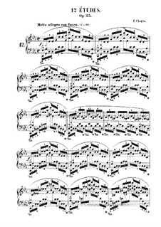 Etude No.12 (Ozean), Op.25