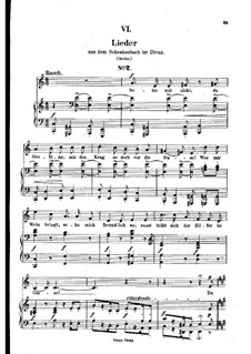 Nr.6 Setze mir nicht, du Grobian: Klavierauszug mit Singstimmen (auf Deutsch) by Robert Schumann