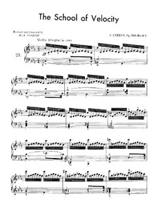 Die Schule der Geläufigkeit, Hefts III, IV, Op.299 No.21-40