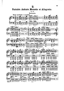 Klaviersonate No.18 (1te und 2te Teil), D.894 Op.78