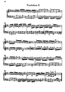 Das Wohltemperierte Klavier (Band II). Präludium und Fuge Nr.2 in с-moll (Bearb. G. Keller), BWV 871