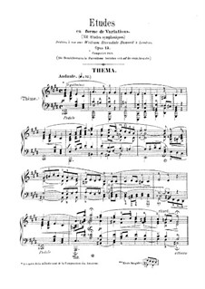 Sinfonische Etüden, Op.13: Vollständiger Satz by Robert Schumann