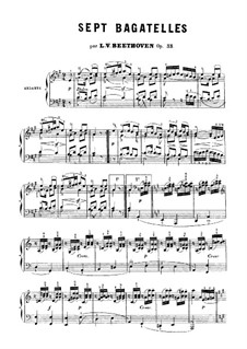 Bagatelle in A-Dur, op.33 No.4