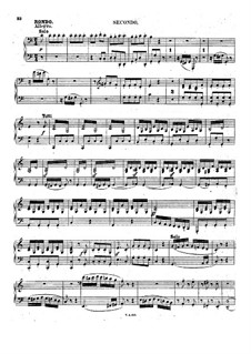 Klavierkonzert Nr.1 in C-dur. Teil III, für Klavier, vierhändig, Op.15