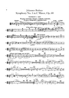 Sinfonie Nr.1 – Posaunestimmen, Op.68