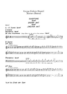 Xerxes – Waldhornstimmen I-II, HWV 40