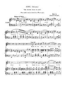 Song (Dolores) 'The Silver Star of Love' from Musical Comedy 'Florodora'