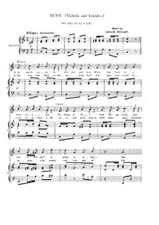Duet (Valleda and Leandro) 'We Get Up at 8 A.M.' from Musical Comedy 'Florodora'
