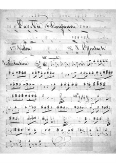 Pariser Leben – Violinstimmen I