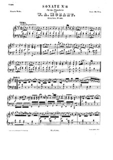 Sonate Nr.11 für Klavier, K.331