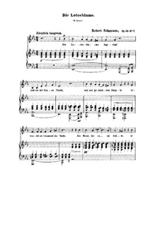 Die Lotosblume, Op.25 No.7