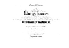 Tannhäuser. Marsch, für zwei Klaviere, achthändig – Klavierstimme I, WWV 70