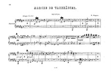 Tannhäuser. Marsch, für zwei Klaviere, achthändig – Klavierstimme II, WWV 70