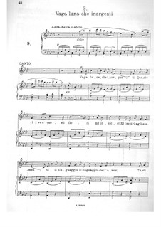 Vaga luna che inargenti für Stimme und Klavier
