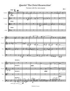 Quartet 'The Christ Resurrection', Op.3: Quartet 'The Christ Resurrection' by Hratschja Jessajan