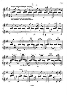 Grosse Etüden nach Paganini (für Klavier), S.141 No.4-6