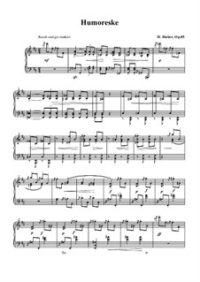Humoreske aus Acht Klavierstücken, Op.85 No.4