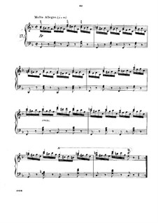 Die Schule der Geläufigkeit, Nr.17-20, Op.299