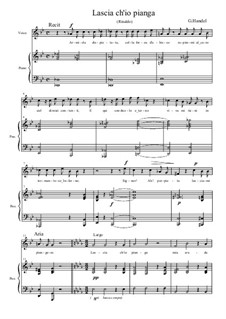 Recitativo and aria of Rinaldo
