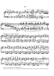 Bagatelle Nr.6 für Klavier, Op.119