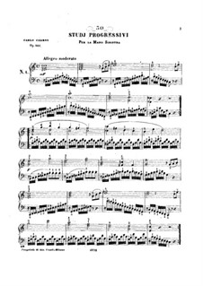 Dreißig Etüden für die linke Hand, Op.861: Dreißig Etüden für die linke Hand by Carl Czerny