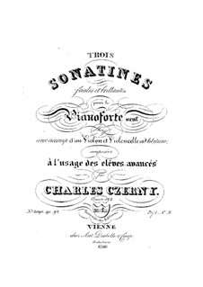 Drei Sonatinen, Op.104 No.1: Drei Sonatinen by Carl Czerny
