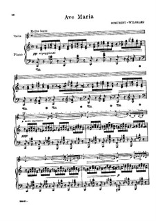 Ave Maria, für Violine und Klavier, D.839 Op.52 No.6