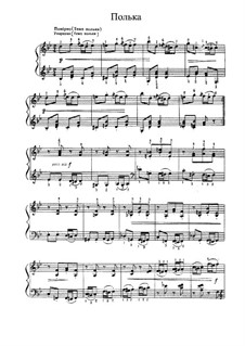 Album für Kinder. Polka, TH 141 Op.39 No.14