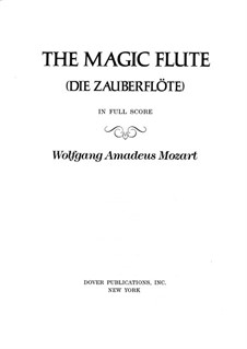 Die Zauberflöte, K.620