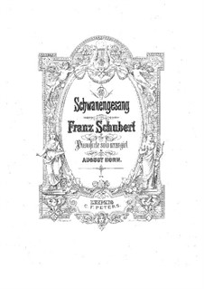 Schwanengesang für Klavier