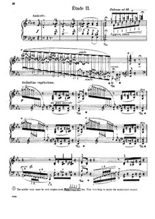 Grosse Etüde Nr.2 nach Paganini für Klavier, S.141