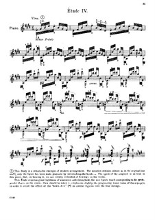 Grosse Etüde Nr.4 nach Paganini für Klavier, S.141