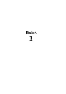 Streichquintett in f-Moll – Violinstimme II, Op.34