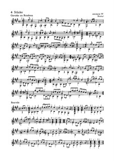 Vier Stücke für Gitarre: Vier Stücke für Gitarre by Unknown (works before 1850)