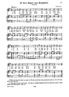Der Jäger aus Kurpfalz: Der Jäger aus Kurpfalz by folklore