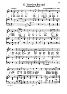 Burschen, heraus: Burschen, heraus by Unknown (works before 1850)