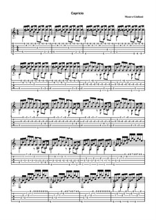 Etüde Nr.11 (Capriccio) für Gitarre, Op.100