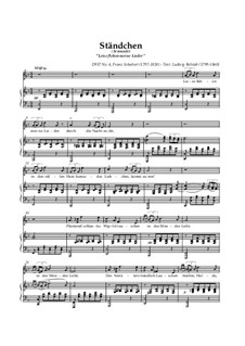 Schwanengesang. Ständchen (d-Moll), D.957 No.4