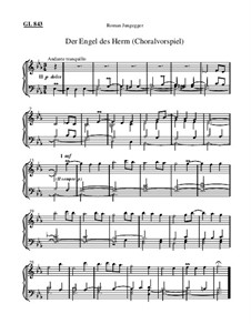 Der Engel des Herrn (Choralvorspiel) von R. Jungegger - Noten auf MusicaNeo
