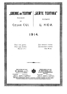 Guerre au Teuton: Guerre au Teuton by César Cui