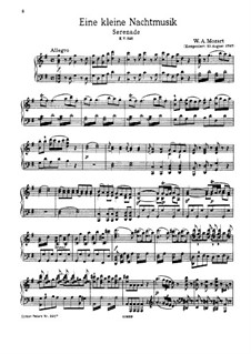 Eine Kleine Nachtmusik (for piano solo)
