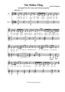 The Mallow Fling for Alto (or Baritone) and Guitar: The Mallow Fling for Alto (or Baritone) and Guitar by folklore
