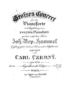 Eine große Konzert (Klavierauszug), Op.28