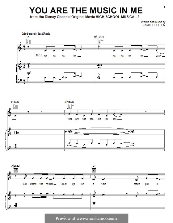 You are the Music in Me (High School Musical 2) por J. Houston em músicaNeo