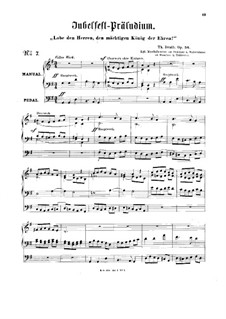 Юбилейная прелюдия 'Хвалите Господа, Царя Небесного!', Op.56