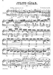 Юлий Цезарь. Увертюра (Переложение для фортепиано), Op.128